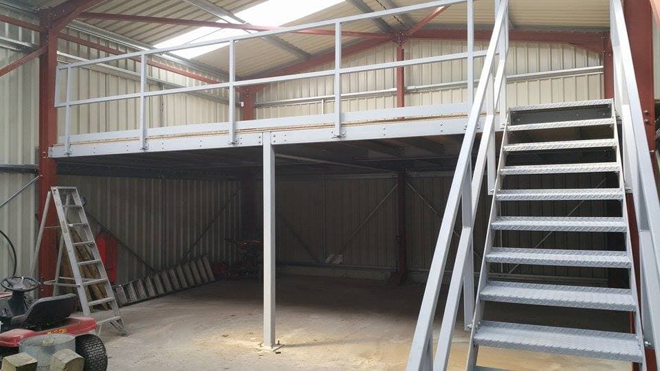 Steel framed building project